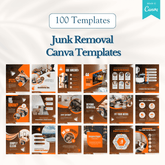 100 Junk Removal Canva Templates